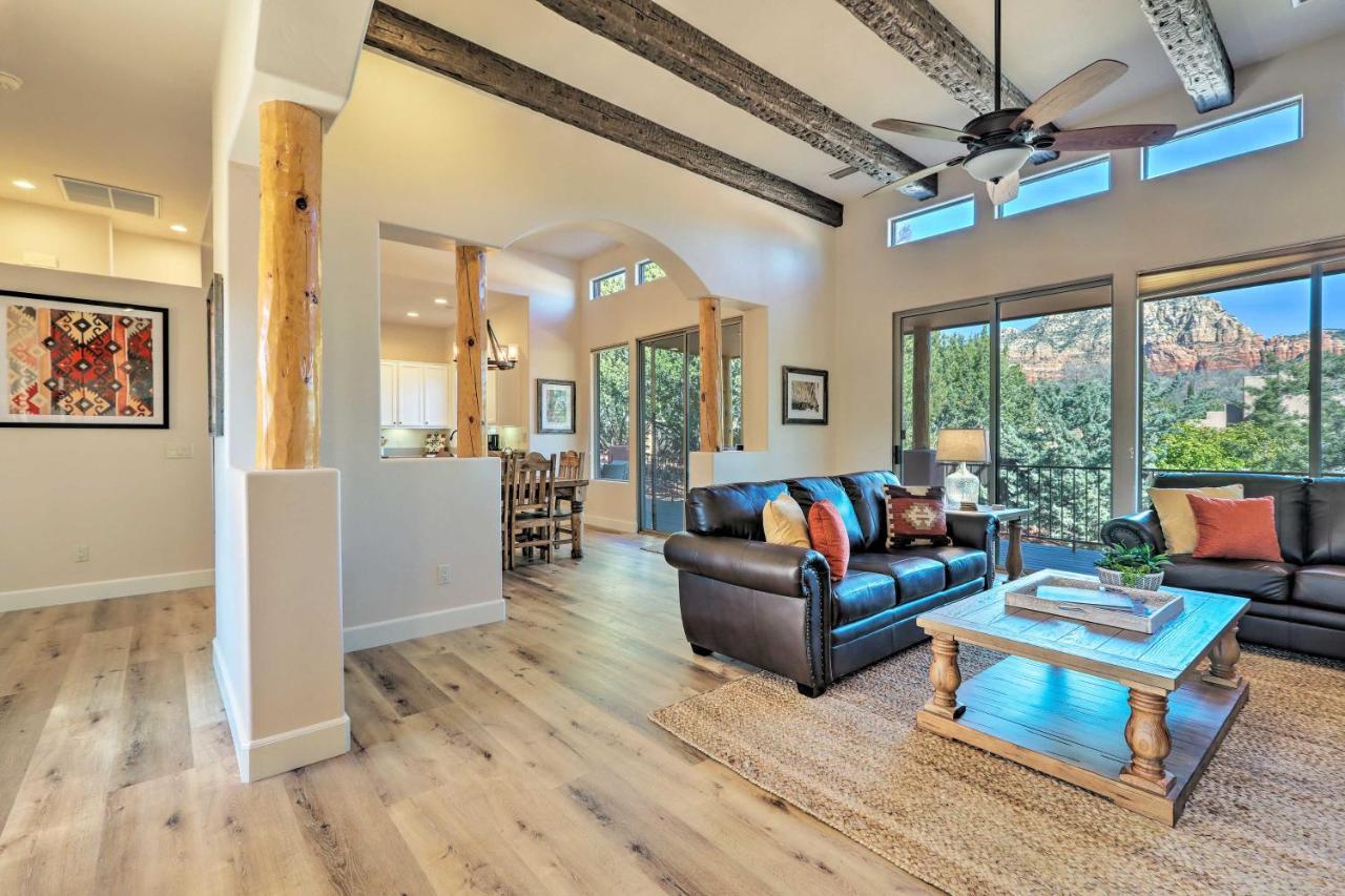 Luxury Sedona Living Remodeled With Red Rock Views! Villa Exterior photo