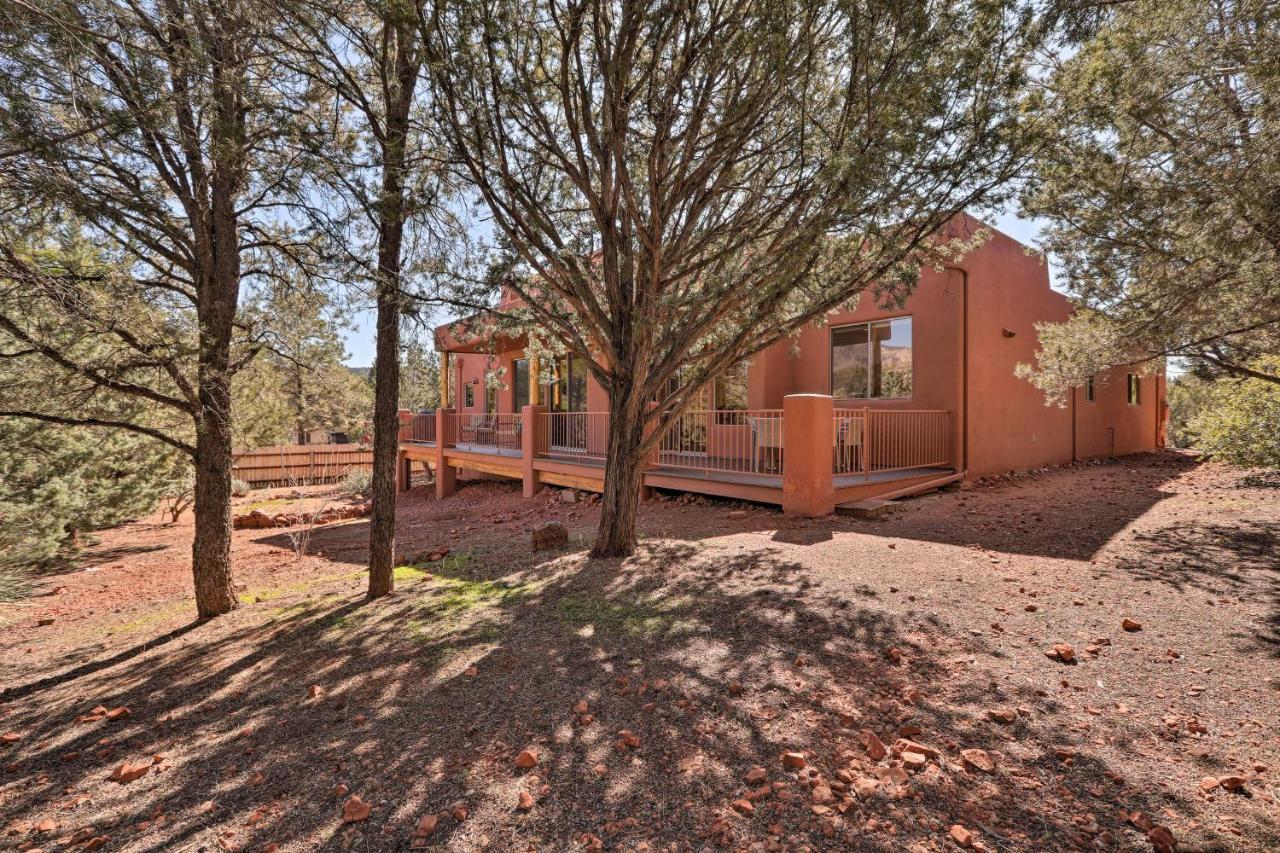 Luxury Sedona Living Remodeled With Red Rock Views! Villa Exterior photo